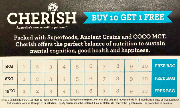 cherish loyalty card